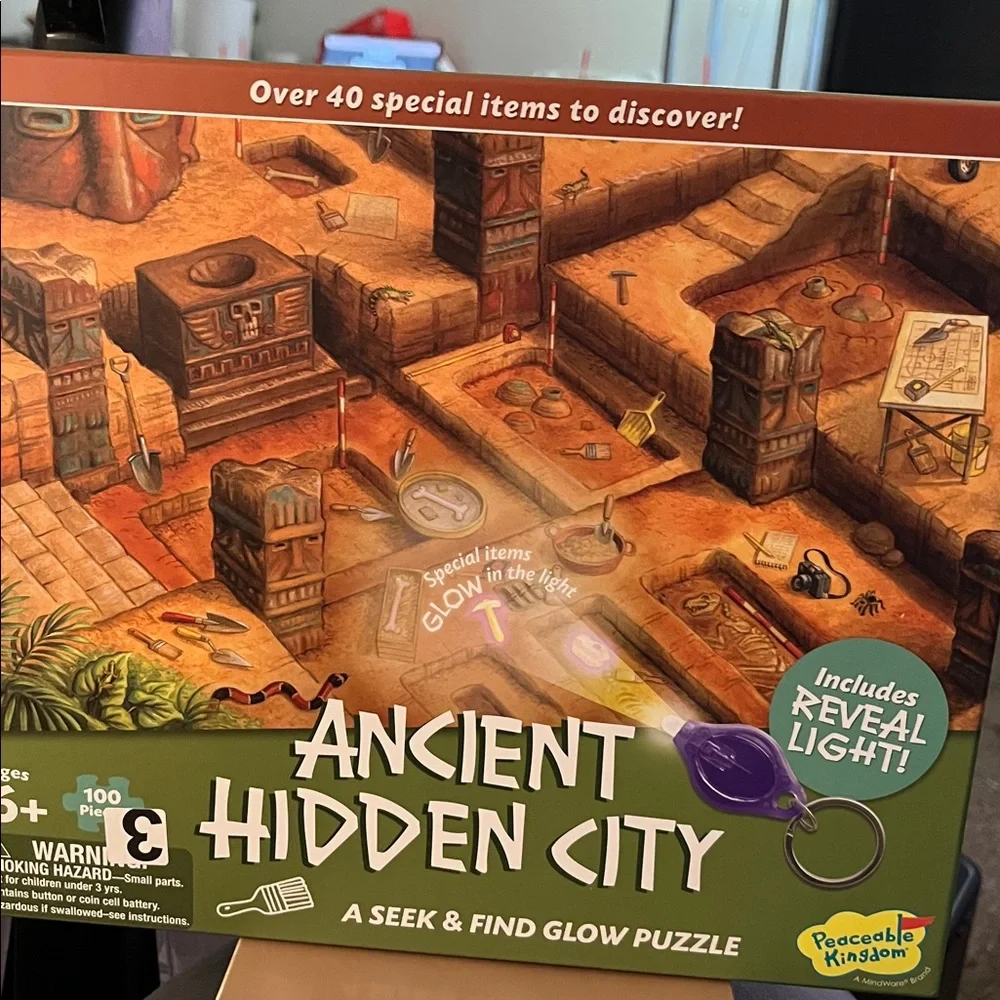 Ancient City Seek & Find Glow Puzzle
